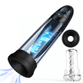 BathFun Pro - KI-druckgesteuerte 9-stufige Vakuum-Trainingspumpe mit LCD-Echtzeit-Druckanzeige, 58 dB Pumpe