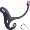 Analplug Prostata Hoden Stimulation Männer mit Penisring Klitorisstimulator, Anal Butt Plug Dildo Sex Spielzeug für die Männer Paare Frauen, Penis Ring Vibrator App, Cockring Sexspielzeug Vibration