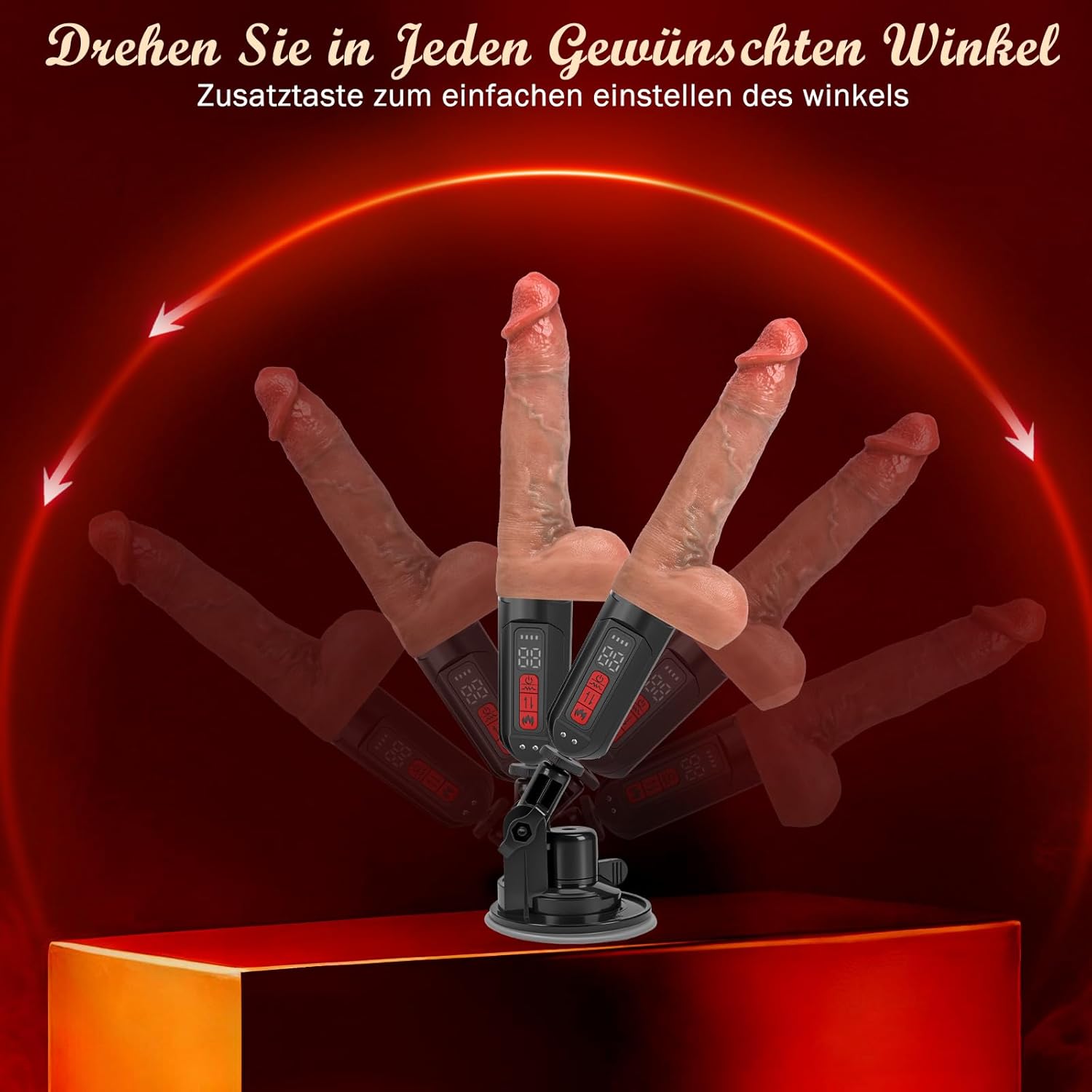 Dildo mit 5 Stoßfunktion & 10 Vibration für Frauen, Vibrator Sex Spielzeug für Paare, Sex Spielzeug für die Frau Männer, Vibratorensets für Frauen Männer, Dildos Sexmaschine Maschinen & Geräte
